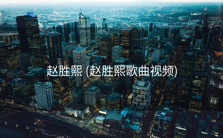 赵胜熙 (赵胜熙歌曲视频)