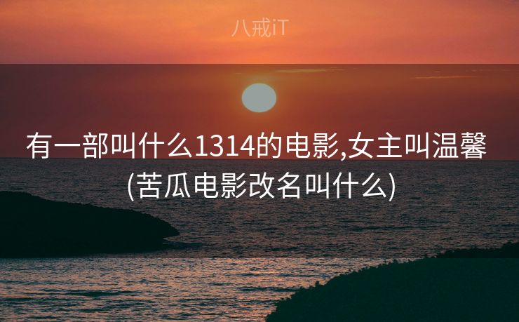 有一部叫什么1314的电影,女主叫温馨 (苦瓜电影改名叫什么)