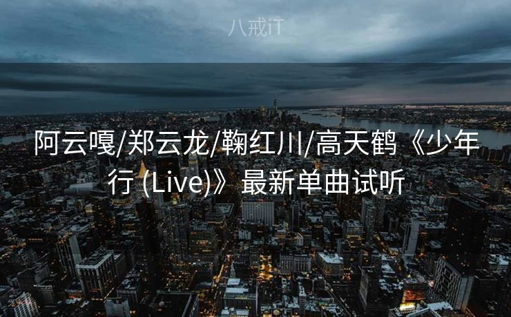 阿云嘎/郑云龙/鞠红川/高天鹤《少年行 (Live)》最新单曲试听