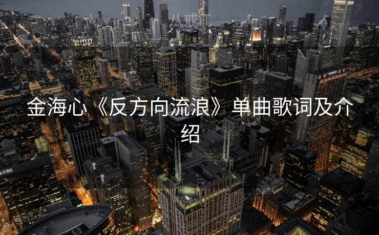 金海心《反方向流浪》单曲歌词及介绍