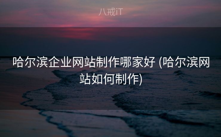哈尔滨企业网站制作哪家好 (哈尔滨网站如何制作)