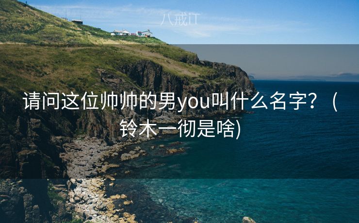 请问这位帅帅的男you叫什么名字？ (铃木一彻是啥)