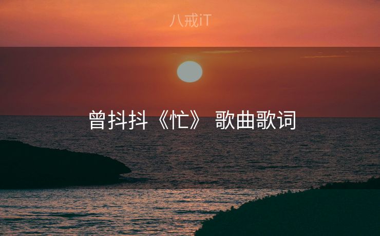 曾抖抖《忙》 歌曲歌词 曾抖抖《忙》 歌曲歌词
