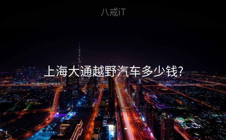 上海大通越野汽车多少钱?
