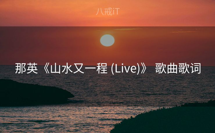 那英《山水又一程 (Live)》 歌曲歌词