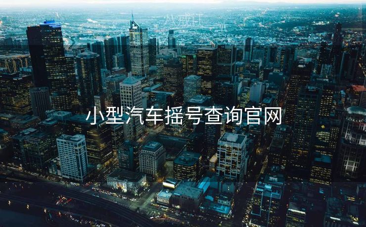 小型汽车摇号查询官网