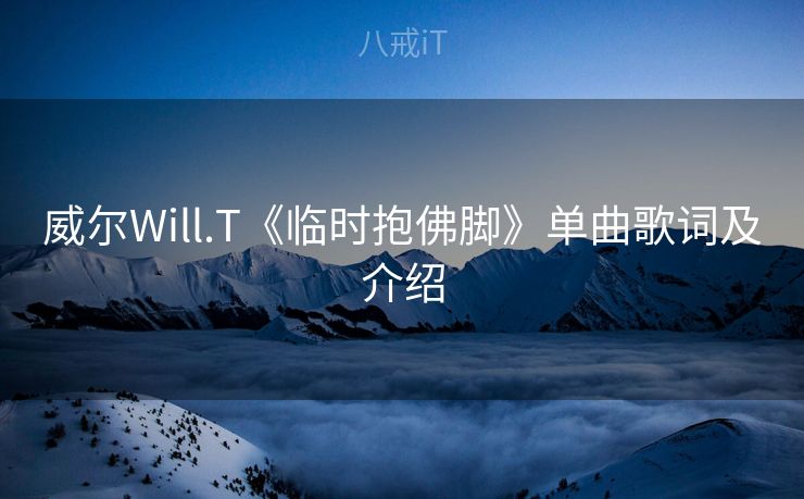 威尔Will.T《临时抱佛脚》单曲歌词及介绍 威尔Will.T《临时抱佛脚》单曲歌词及介绍