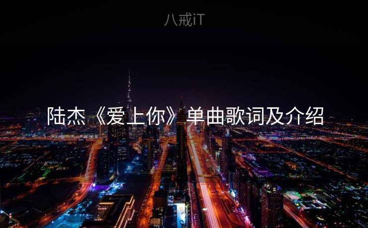 陆杰《爱上你》单曲歌词及介绍