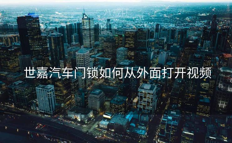 世嘉汽车门锁如何从外面打开视频  世嘉汽车门锁如何从外面打开视频