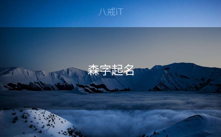 森字起名 森字起名