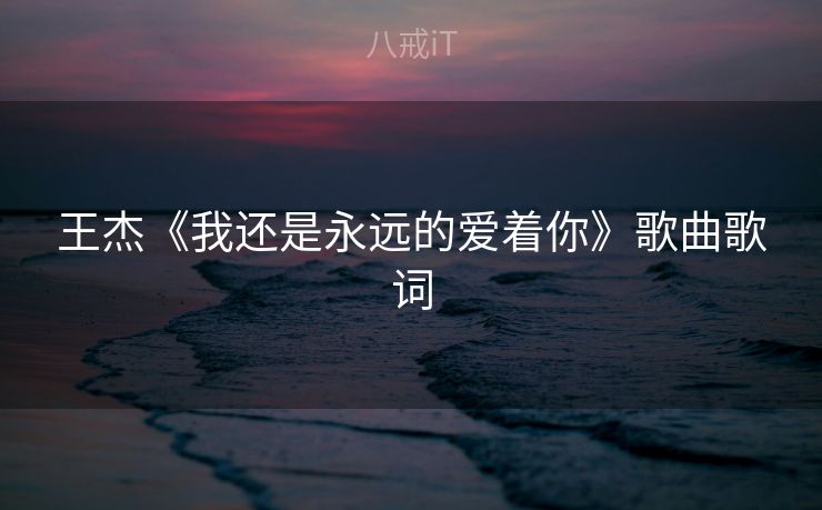 王杰《我还是永远的爱着你》歌曲歌词
