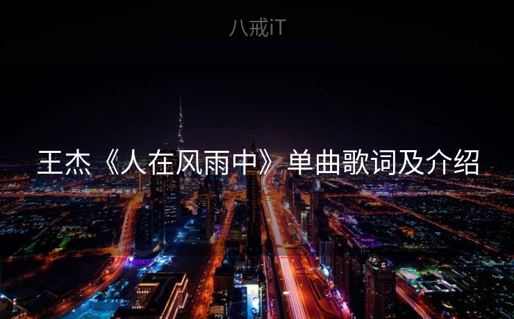 王杰《人在风雨中》单曲歌词及介绍 王杰《人在风雨中》单曲歌词及介绍