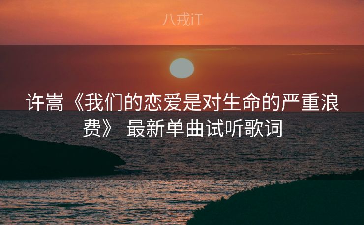 许嵩《我们的恋爱是对生命的严重浪费》 最新单曲试听歌词