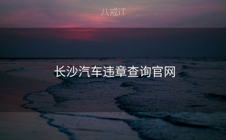  长沙汽车违章查询官网