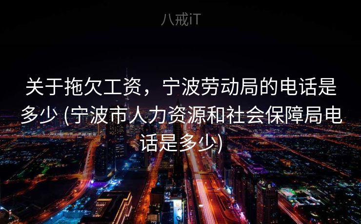 关于拖欠工资，宁波劳动局的电话是多少 (宁波市人力资源和社会保障局电话是多少)
