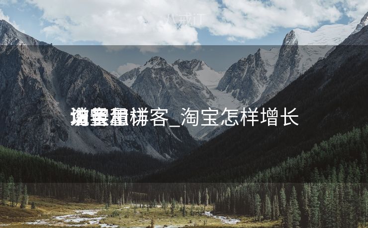淘宝怎样
增长
流量和访客_淘宝怎样增长
访客量 淘宝怎样
增长
流量和访客_淘宝怎样增长
访客量