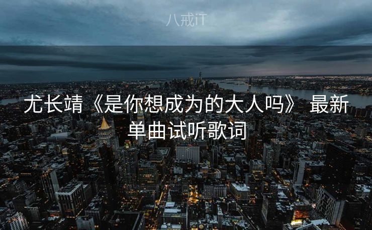 尤长靖《是你想成为的大人吗》 最新单曲试听歌词
