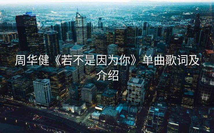 周华健《若不是因为你》单曲歌词及介绍