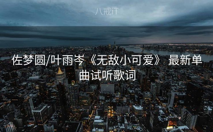 佐梦圆/叶雨岑《无敌小可爱》 最新单曲试听歌词