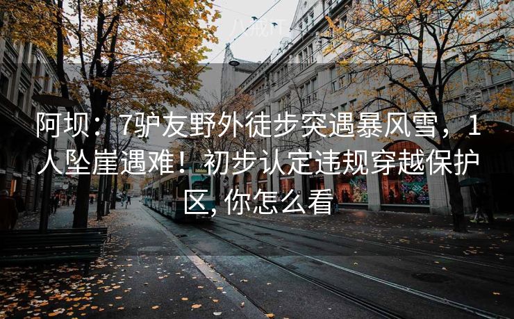 阿坝:7驴友野外徒步突遇暴风雪,1人坠崖遇难!初步认定违规穿越保护区, 你怎么看 阿坝:7驴友野外徒步突遇暴风雪,1人坠崖遇难!初步认定违规穿越保护区, 你怎么看