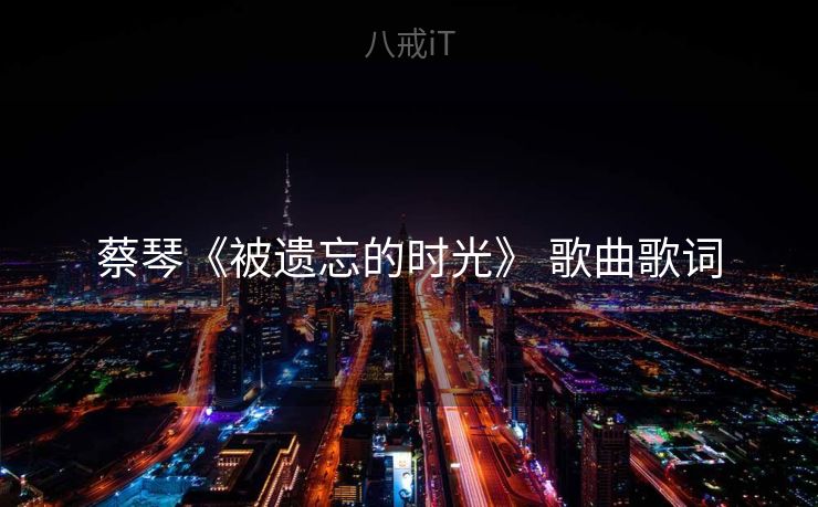 蔡琴《被遗忘的时光》 歌曲歌词